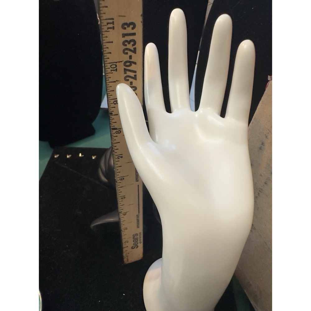 Jewelry Ring Display Hands Ceramic Porcelain Holder Lot Of 4 Mannequin - Picture 5 of 14